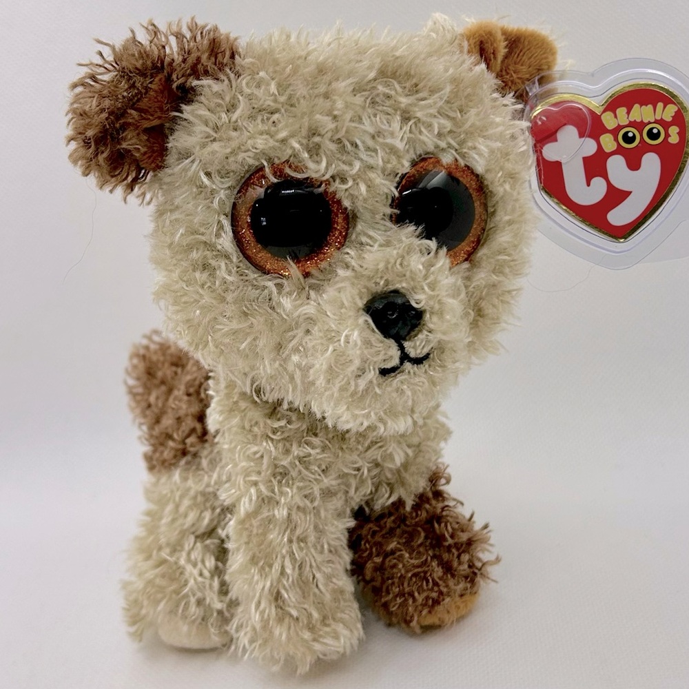 Ty Beanie Boos Collection RETIRED Rootbeer the Dog Plush
